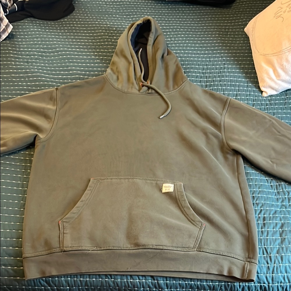 Eddie Bauer Men's Green Hoodie